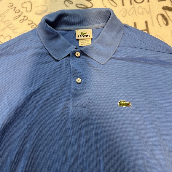 Lacoste | men's XL blue polo golf shirt - Picture 2 of 5